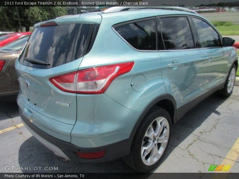 Frosted Glass Metallic / Charcoal Black 2013 Ford Escape Titanium 2.0L EcoBoost