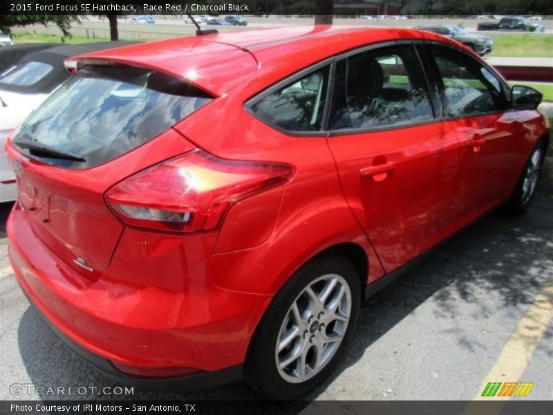 Race Red / Charcoal Black 2015 Ford Focus SE Hatchback