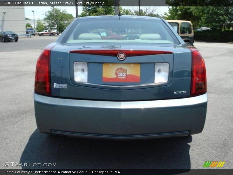 Stealth Gray / Light Gray/Ebony 2006 Cadillac CTS Sedan