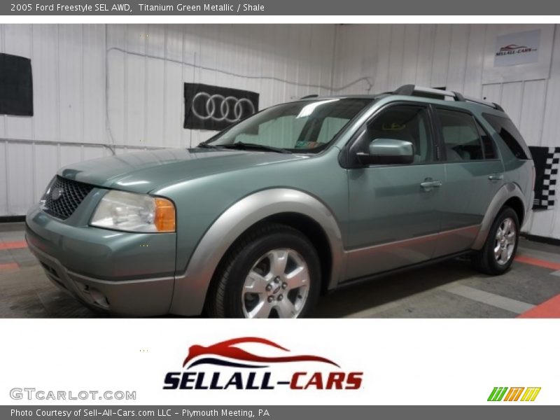 Titanium Green Metallic / Shale 2005 Ford Freestyle SEL AWD