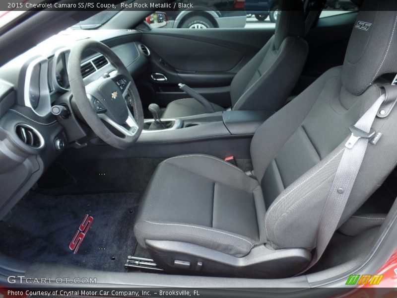 Red Rock Metallic / Black 2015 Chevrolet Camaro SS/RS Coupe
