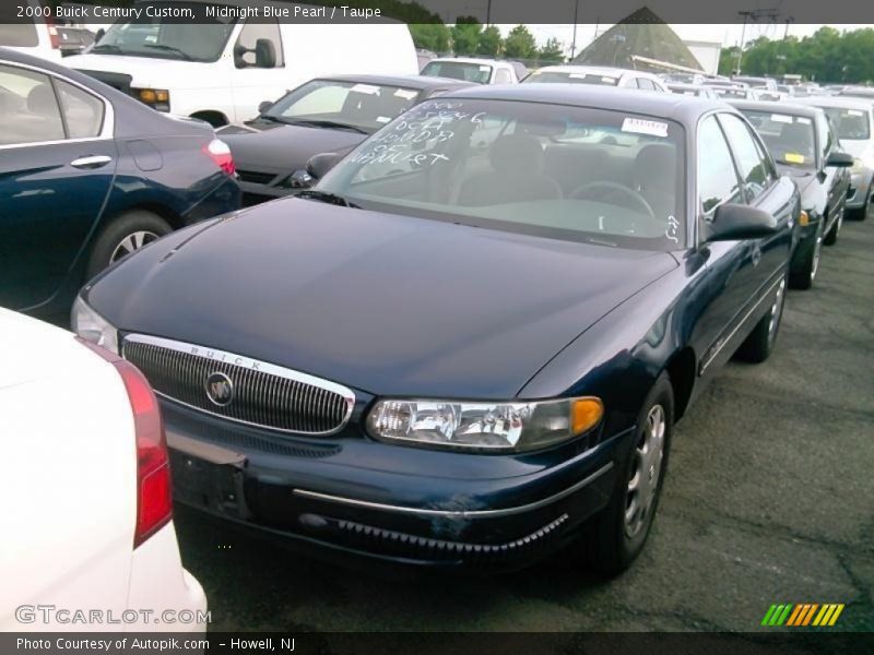 Midnight Blue Pearl / Taupe 2000 Buick Century Custom