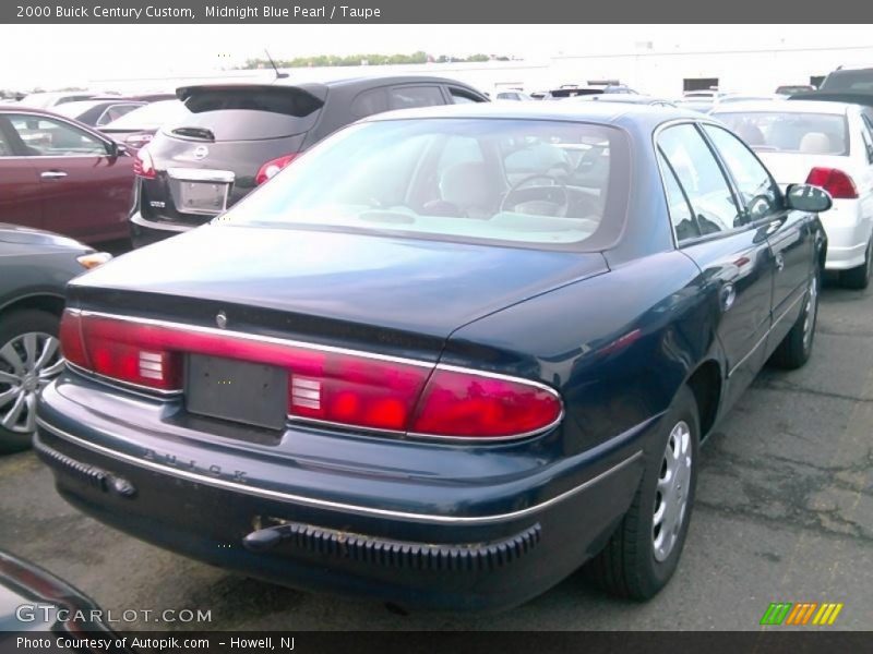 Midnight Blue Pearl / Taupe 2000 Buick Century Custom