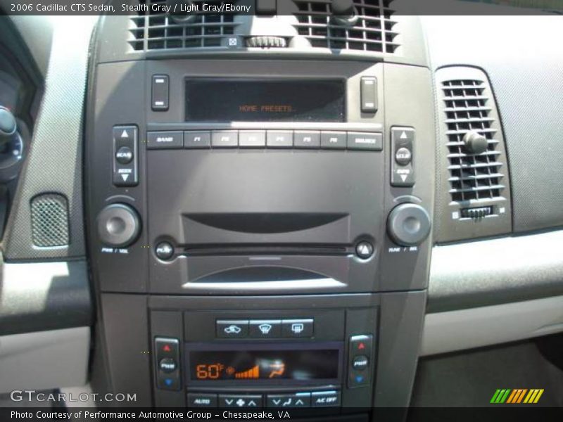 Stealth Gray / Light Gray/Ebony 2006 Cadillac CTS Sedan