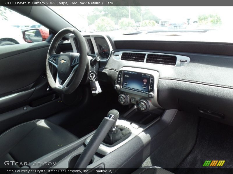 Red Rock Metallic / Black 2015 Chevrolet Camaro SS/RS Coupe