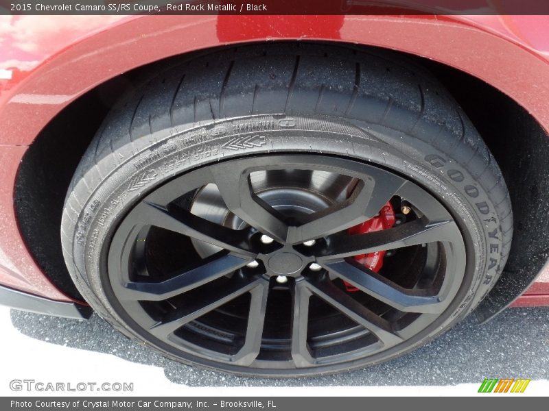 Red Rock Metallic / Black 2015 Chevrolet Camaro SS/RS Coupe