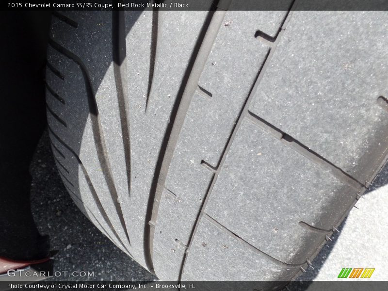 Red Rock Metallic / Black 2015 Chevrolet Camaro SS/RS Coupe