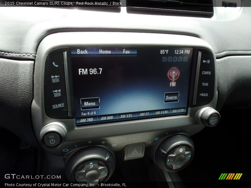 Red Rock Metallic / Black 2015 Chevrolet Camaro SS/RS Coupe