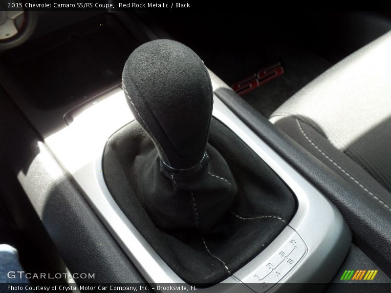 Red Rock Metallic / Black 2015 Chevrolet Camaro SS/RS Coupe