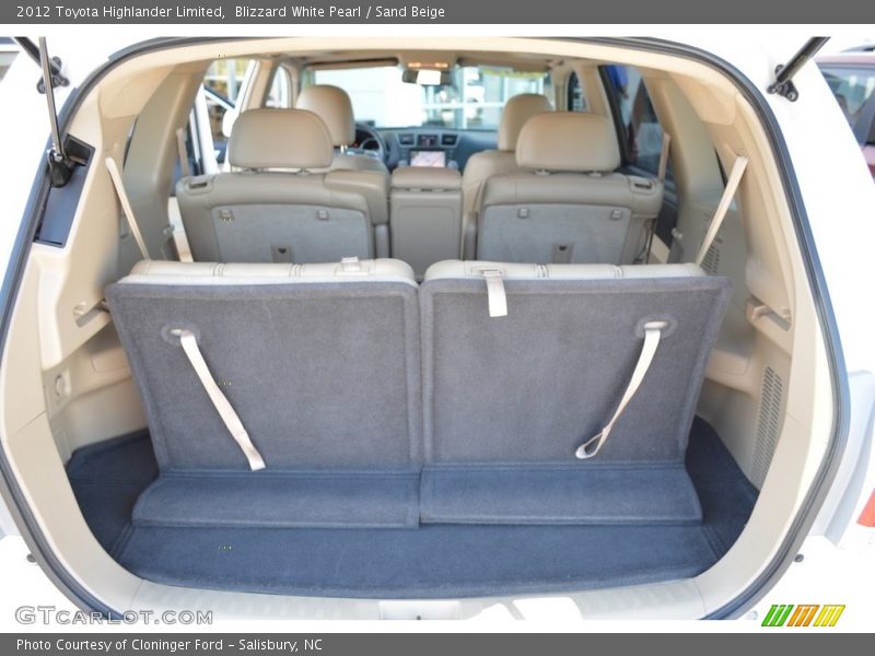 Blizzard White Pearl / Sand Beige 2012 Toyota Highlander Limited