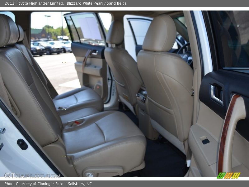 Blizzard White Pearl / Sand Beige 2012 Toyota Highlander Limited