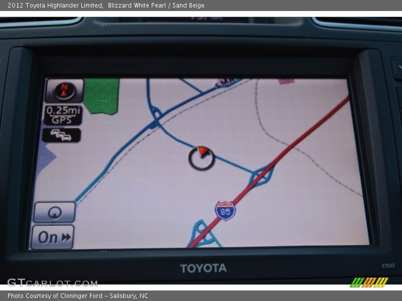 Blizzard White Pearl / Sand Beige 2012 Toyota Highlander Limited