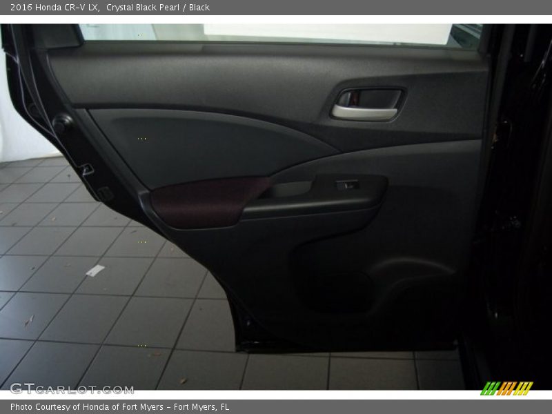 Crystal Black Pearl / Black 2016 Honda CR-V LX