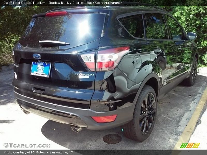 Shadow Black / Charcoal Black Sport Appearance 2017 Ford Escape Titanium