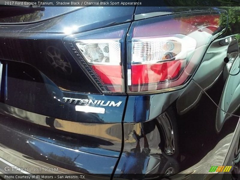 Shadow Black / Charcoal Black Sport Appearance 2017 Ford Escape Titanium