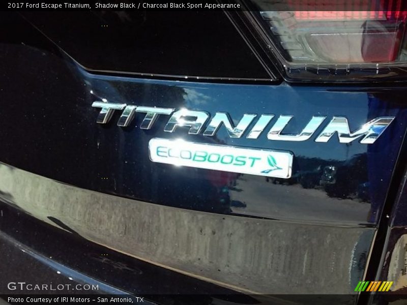 Shadow Black / Charcoal Black Sport Appearance 2017 Ford Escape Titanium