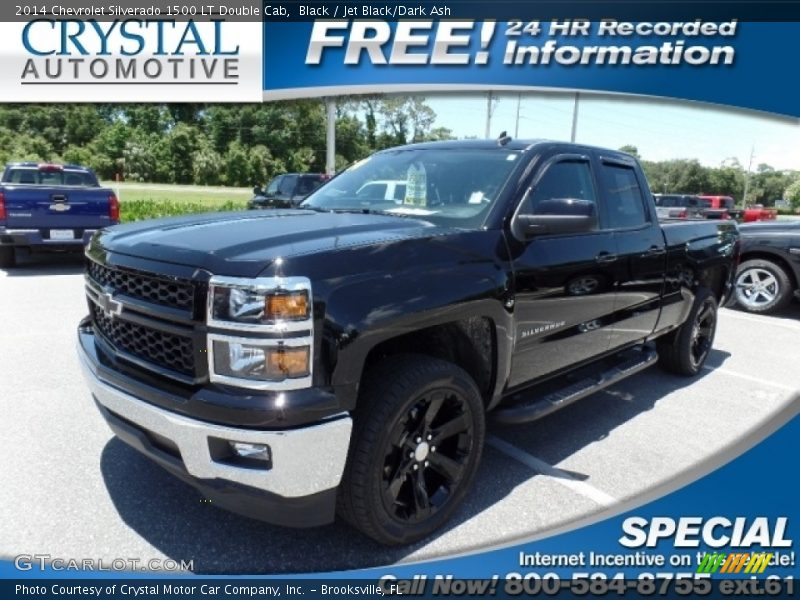 Black / Jet Black/Dark Ash 2014 Chevrolet Silverado 1500 LT Double Cab