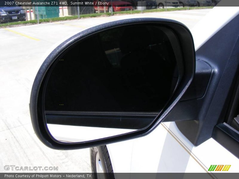 Summit White / Ebony 2007 Chevrolet Avalanche Z71 4WD