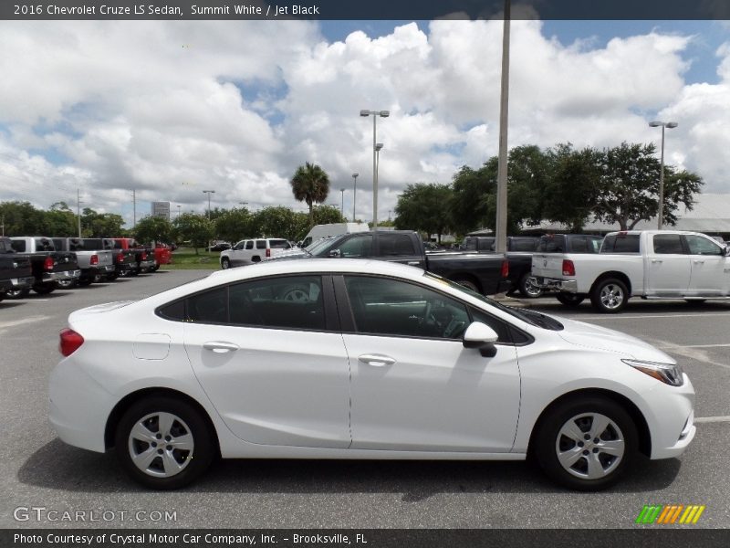 Summit White / Jet Black 2016 Chevrolet Cruze LS Sedan