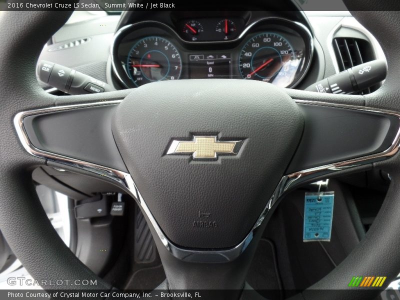 Summit White / Jet Black 2016 Chevrolet Cruze LS Sedan