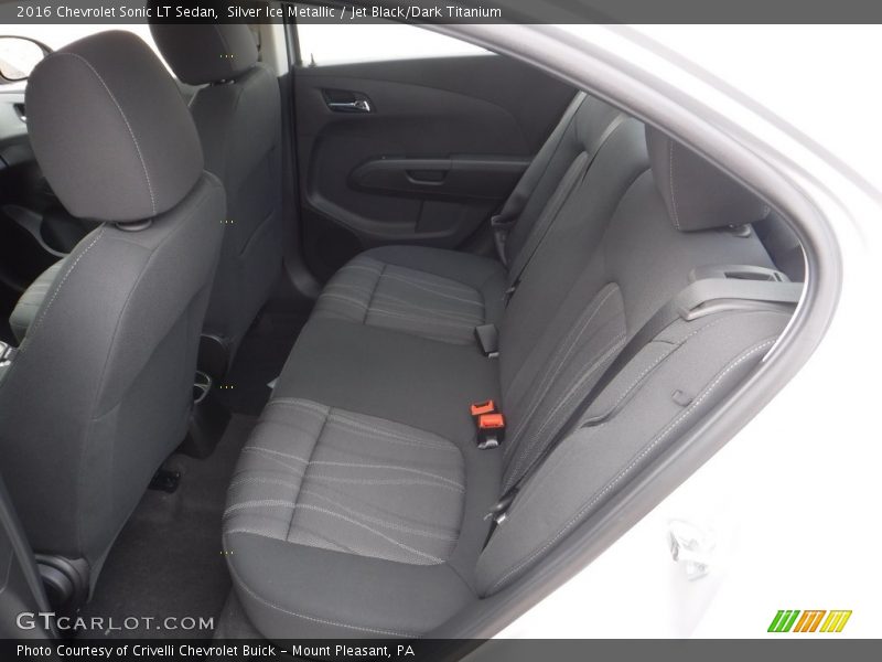 Silver Ice Metallic / Jet Black/Dark Titanium 2016 Chevrolet Sonic LT Sedan