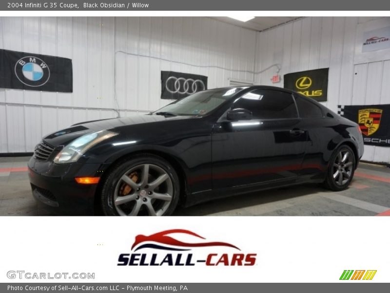 Black Obsidian / Willow 2004 Infiniti G 35 Coupe