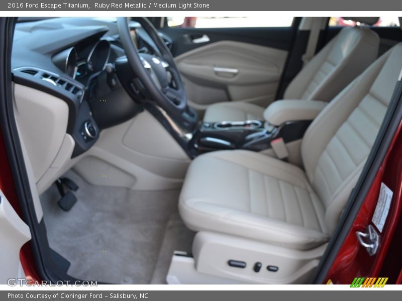 Ruby Red Metallic / Medium Light Stone 2016 Ford Escape Titanium