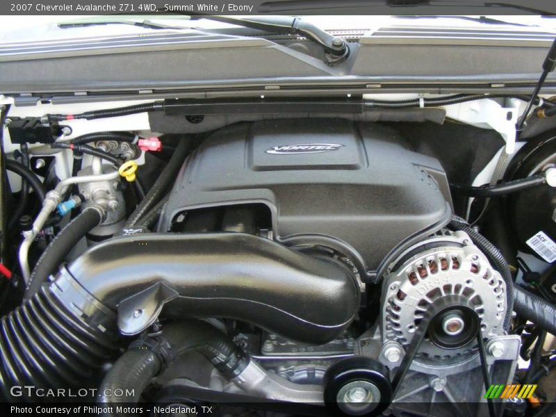 Summit White / Ebony 2007 Chevrolet Avalanche Z71 4WD