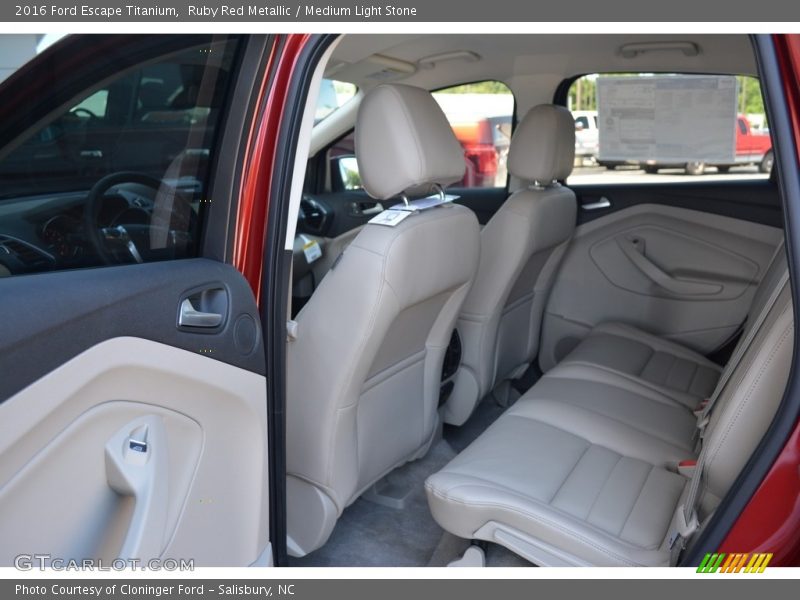 Ruby Red Metallic / Medium Light Stone 2016 Ford Escape Titanium