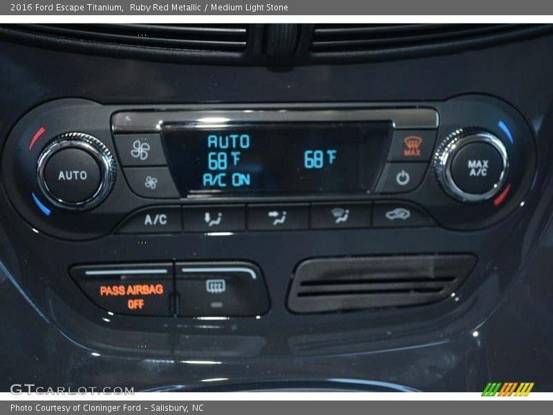 Ruby Red Metallic / Medium Light Stone 2016 Ford Escape Titanium