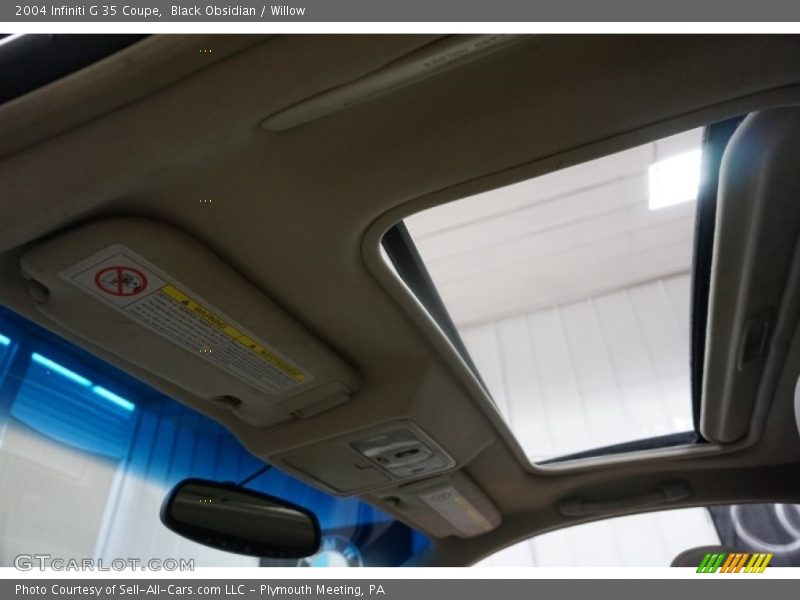 Black Obsidian / Willow 2004 Infiniti G 35 Coupe