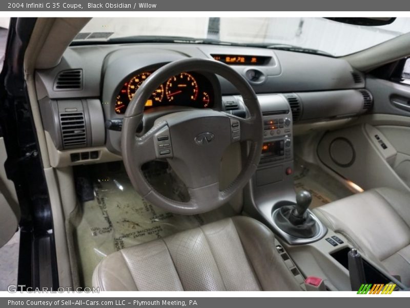 Black Obsidian / Willow 2004 Infiniti G 35 Coupe