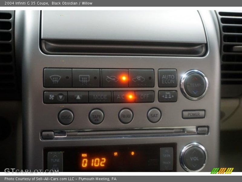Black Obsidian / Willow 2004 Infiniti G 35 Coupe