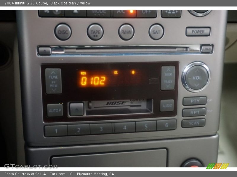 Black Obsidian / Willow 2004 Infiniti G 35 Coupe