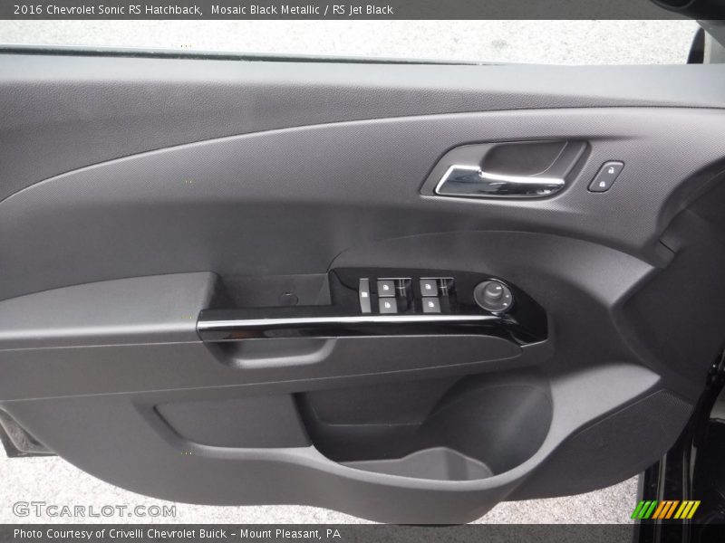 Mosaic Black Metallic / RS Jet Black 2016 Chevrolet Sonic RS Hatchback