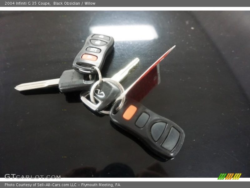 Black Obsidian / Willow 2004 Infiniti G 35 Coupe