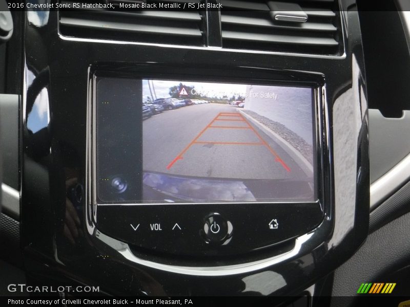 Mosaic Black Metallic / RS Jet Black 2016 Chevrolet Sonic RS Hatchback