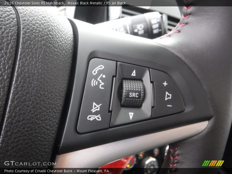 Mosaic Black Metallic / RS Jet Black 2016 Chevrolet Sonic RS Hatchback