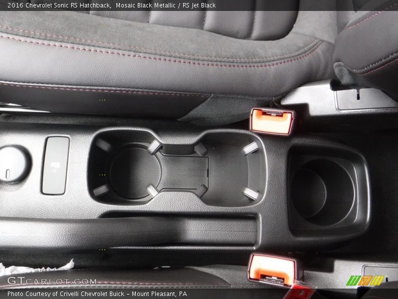 Mosaic Black Metallic / RS Jet Black 2016 Chevrolet Sonic RS Hatchback