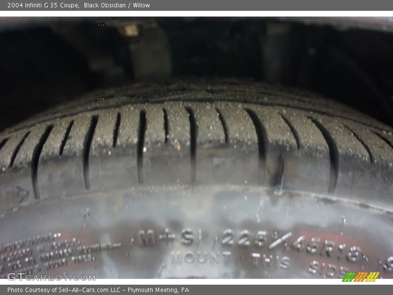 Black Obsidian / Willow 2004 Infiniti G 35 Coupe