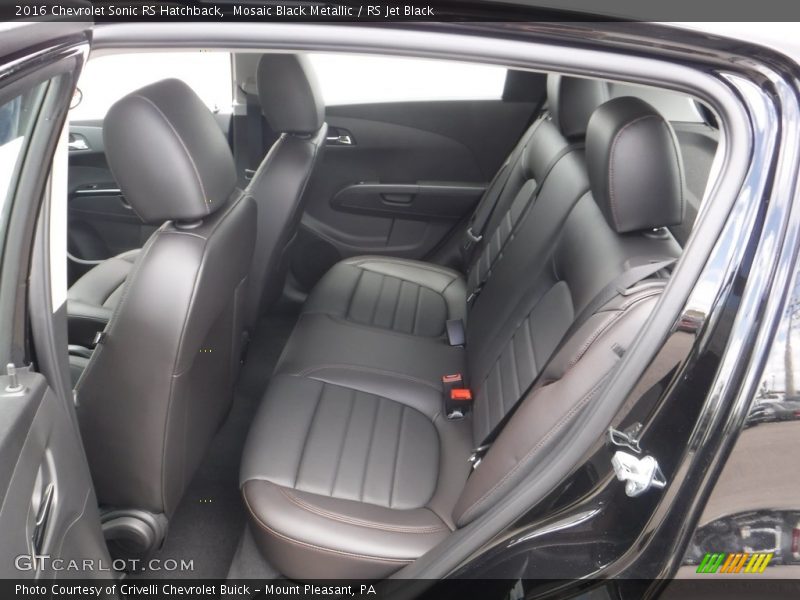 Mosaic Black Metallic / RS Jet Black 2016 Chevrolet Sonic RS Hatchback