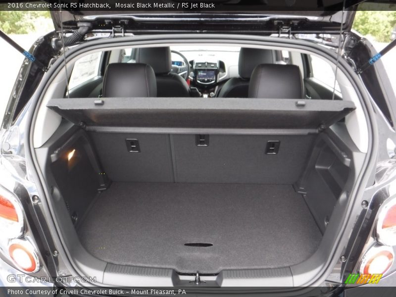 Mosaic Black Metallic / RS Jet Black 2016 Chevrolet Sonic RS Hatchback