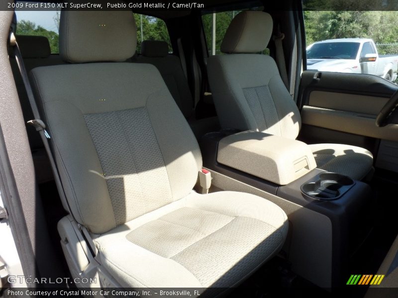 Pueblo Gold Metallic / Camel/Tan 2009 Ford F150 XLT SuperCrew
