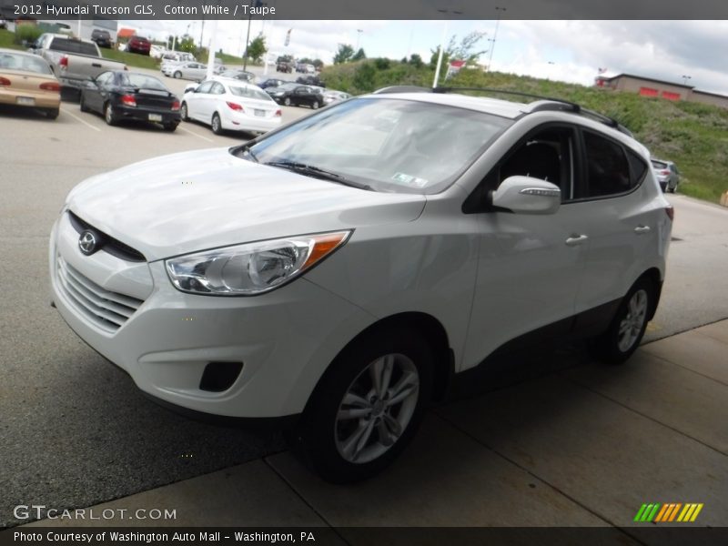 Cotton White / Taupe 2012 Hyundai Tucson GLS