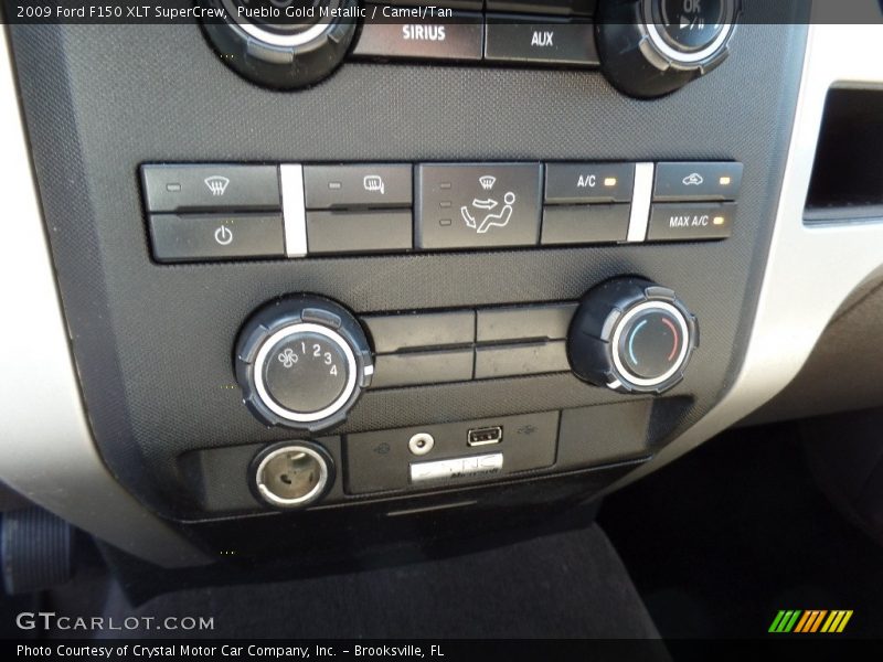 Pueblo Gold Metallic / Camel/Tan 2009 Ford F150 XLT SuperCrew