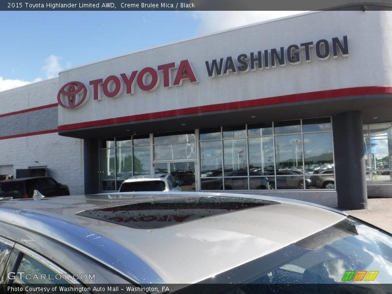 Creme Brulee Mica / Black 2015 Toyota Highlander Limited AWD