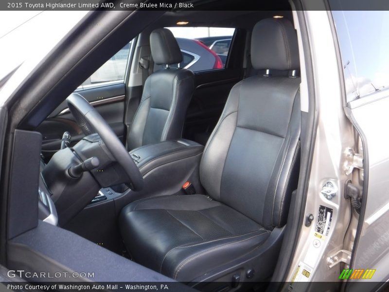 Creme Brulee Mica / Black 2015 Toyota Highlander Limited AWD