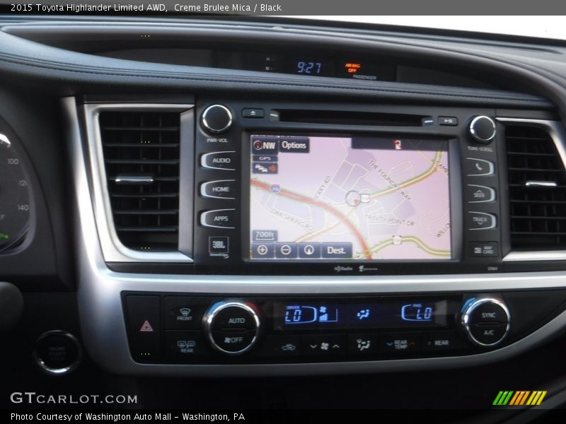 Creme Brulee Mica / Black 2015 Toyota Highlander Limited AWD