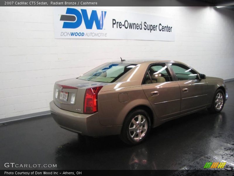 Radiant Bronze / Cashmere 2007 Cadillac CTS Sedan