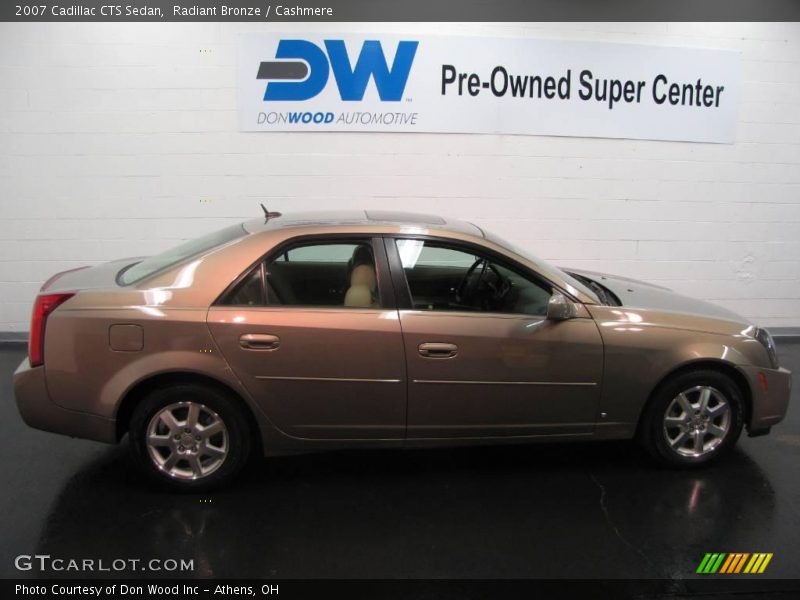 Radiant Bronze / Cashmere 2007 Cadillac CTS Sedan